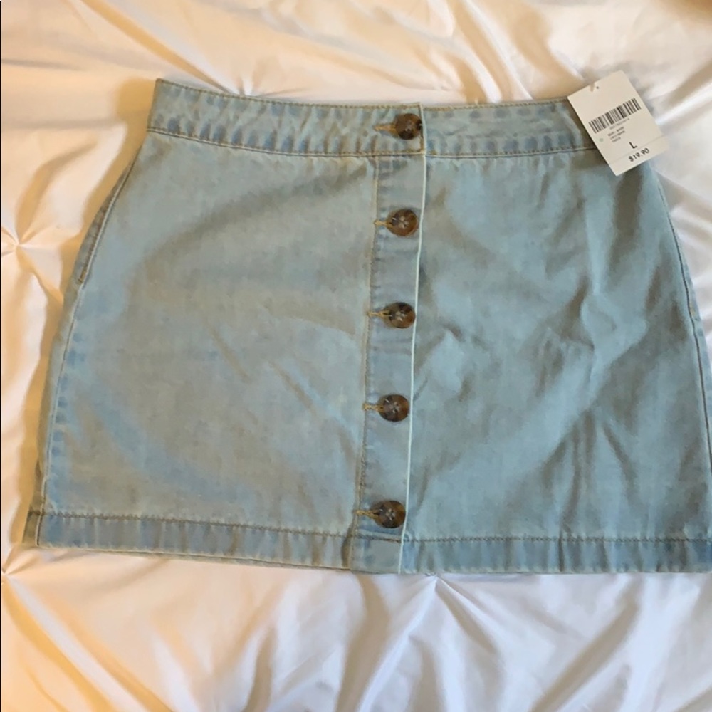 NWT Light Denim Forever 21 Skirt